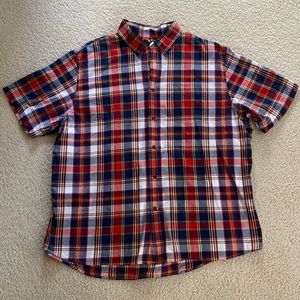 EUC Lands' End short sleeve collared shirt